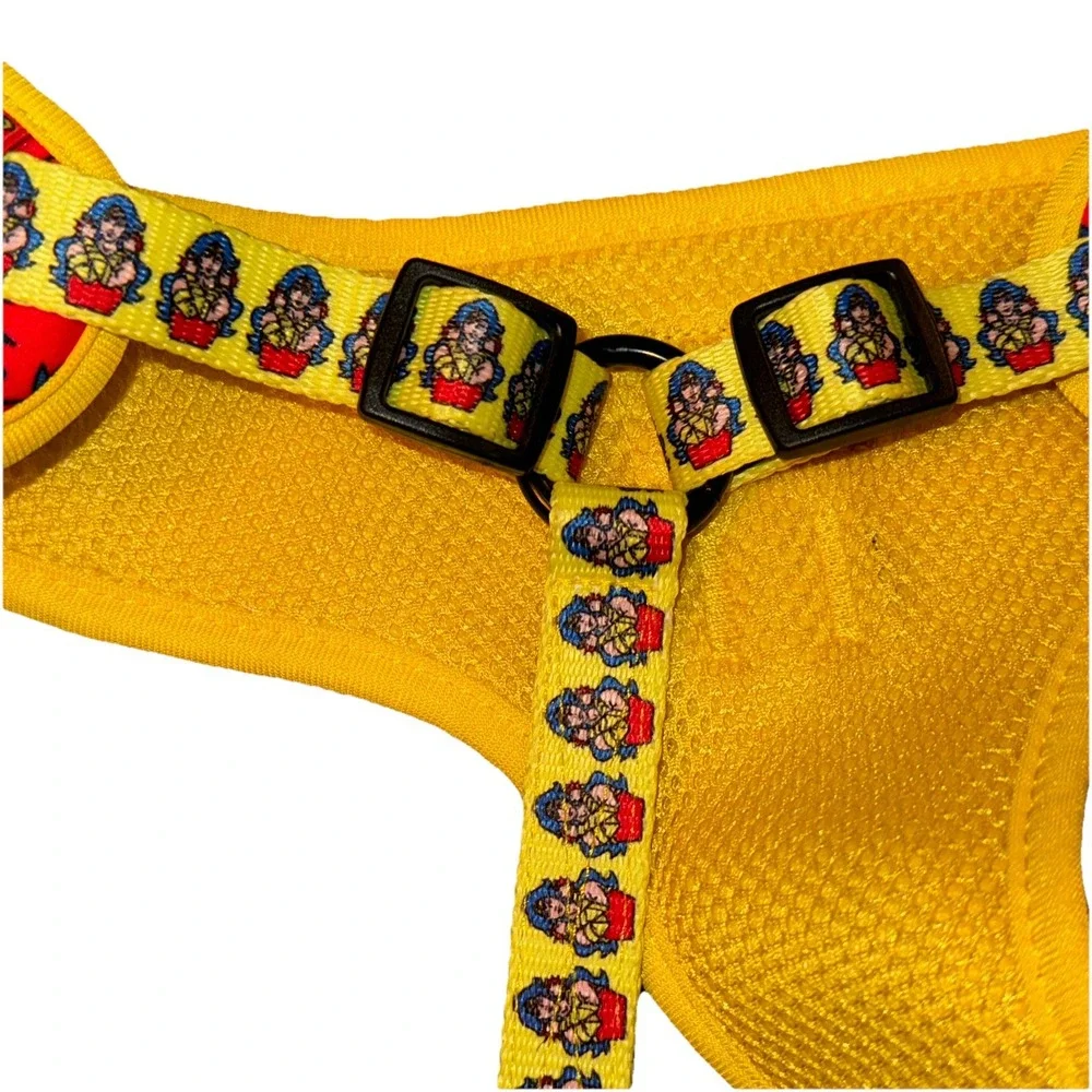 Sassy Woof Adjustable Harness DC Wonder Woman Neoprene Mesh Large Breeds XL NWT